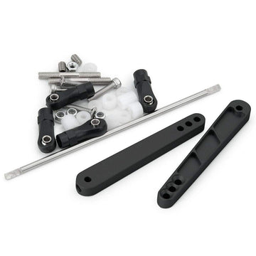 Benedict Harry Alloy Rear Anti-Sway Bar Set for 1/10 RC Axial Wraith RR10 Bombers - Black