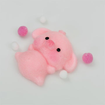 Handmade Squeeze Pig Toy Soft Silicone Toy For Kids And Adults Good For Stress Relief And Relaxation (Pig)
