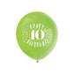 Happy 10Th Birthday Latex Balloons - 12' | Assorted Colors | 8 Pcs
