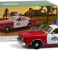 1977 Dodge Monaco ''Finchburg County Sheriff'' Burgundy And White 1/18 Diecast Model Car By Greenlight