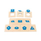 Meadawgs Wooden Geometry Puzzle Sensory Toy Easy Use Fine Motor Skills Montessori Toy|Toys & Hobbies | Educational |Other Educat