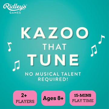 Ridleys Kazoo That Tune Song Guessing Game - Fun Song Games For Families, Fast-Paced Game For 2-4 Players, Ages 8+ - Includes 4