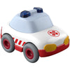 Haba Kullerbu White Ambulance With Momentum Motor - Can Be Enjoyed With Or Without The Kullerbu Track System - Ages 2+