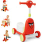 Storio Twitty 3 In 1 Baby Activity Walker Kick Scooter Rideon For Kids | Skating Cycle Style Scooter With Adjustable Handle & Fo