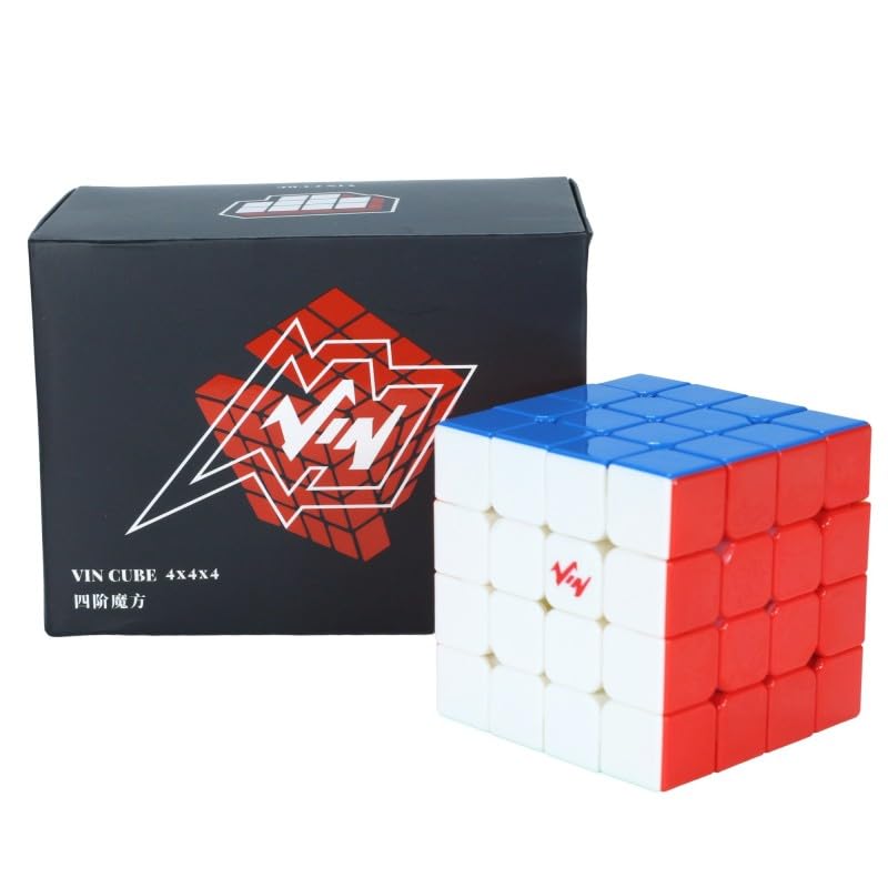 Cuberspeed Vin Cube 4X4 4X4X4 Magnetic Stickerless Speed Cube, Standard Vincube 4X4 Stickerless Professional Stickerless Puzzle