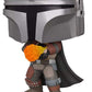 Funko Pop Star Wars The Mandalorian With Flame Exclusive