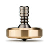 DjuiinoStar enhanced Spinning Top  Brass Collar with Titanium Stem  8-10 Minutes  High Precision EDC Desktop Toy DST-814R