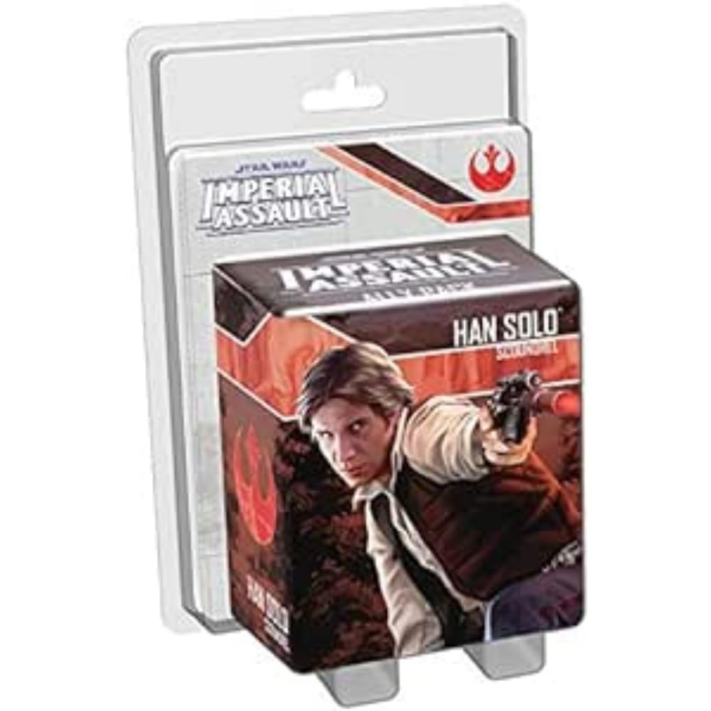 Star Wars Imperial Assault Board Game Han Solo Scoundrel ALLY PACK - Epic Sci-Fi Miniatures Strategy Game for Kids and Adults, A