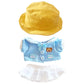 Niannyyhouse 20Cm Plush Doll Clothes College Uniform Hat Jacket Skirt 8In Kpop Doll Clothing (Blue)