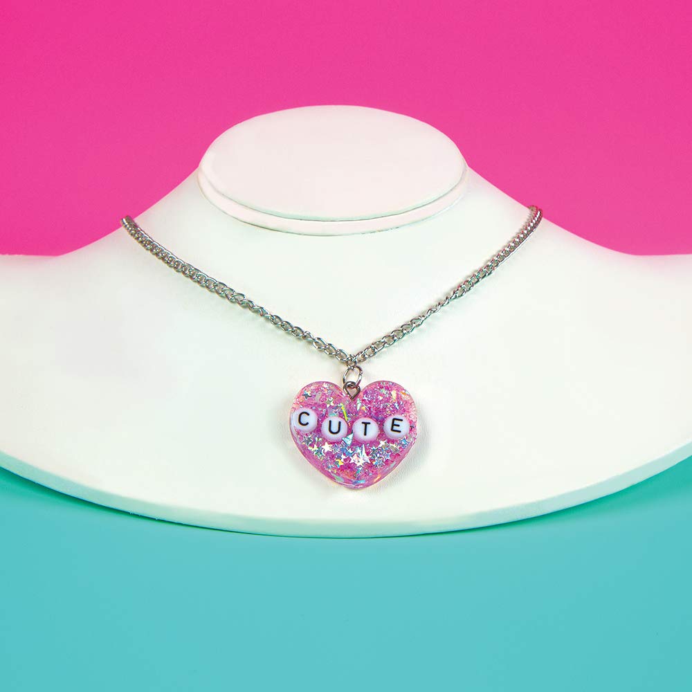 Fashion Angels Crystal Clear Jewelry Workshop Super Set (12574), DIY Jewlery Resin Kit for Beginners, Comes with Molds, Clear Ep