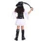 Pgond Cute Pirate Girls Halloween Dress Up Costume L