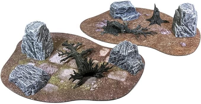 Monster Scenery Bundle: Rock Hills And Broken Ground Bundle (2 Items)