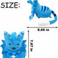 Xuqiufeng Gnarpy Plush Toy - Blue Alien Cat Plush Doll, Cotton Material, Perfect Gift for Fans and Friends