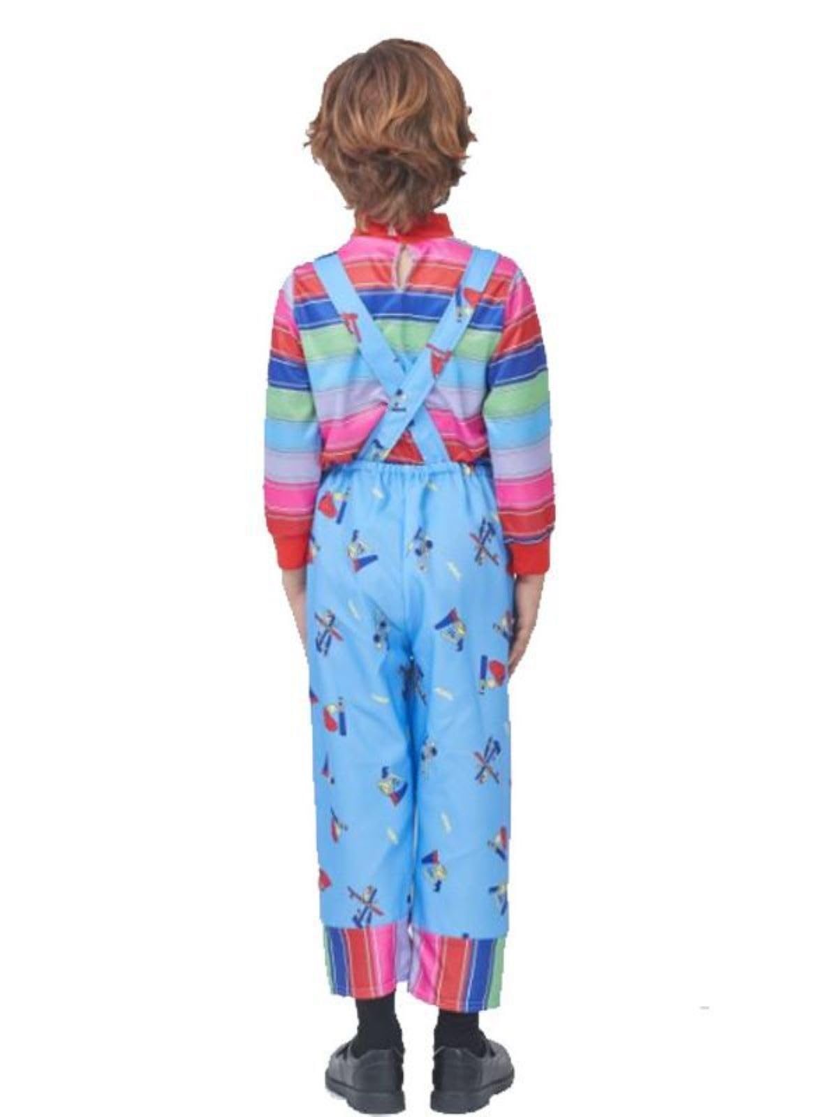 Hikaruer Chucky Costume For Kids Horror Film Dress Up Halloween Toddler Ghost Costume Child'S Cospaly Suit (Medium)