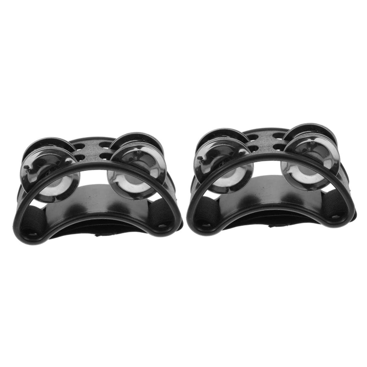 Excluzo 2Pcs Foot Bell Rattle Hand Drums For Kids Musical Instruments Kids Musical Performance Accompaniment Prop Jingles Bell T