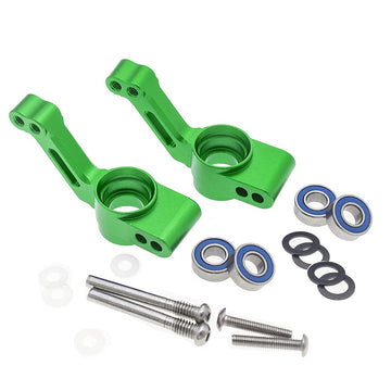 CODA RACING RC Alloy Rear Stub Axle Carriers for Traxxas 1/10 Rustler 4X4, Stampede 4X4, Slash 4X4 4WD-Replaces Part 1952(Pair)