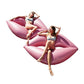 FUNBOY Giant Inflatable Pink Lips Pool Float, Small Luxury Plastic Float for Summer Fun, Model LIPS17