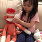 Plushland Adorable Orange Sock Monkey, The Original Traditional Hand Knitted Stuffed Animal Toy Gift-For Kids, Babies, Teens, Girls And Boys Baby Doll Present Puppet 20 Inches
