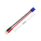 FLY RC 2pcs EC5 Male Connector to 4.0mm Banana Male Plug Lipo Battery Balance Charging Cable 30cm Silicone Wire Charger Cable Ad