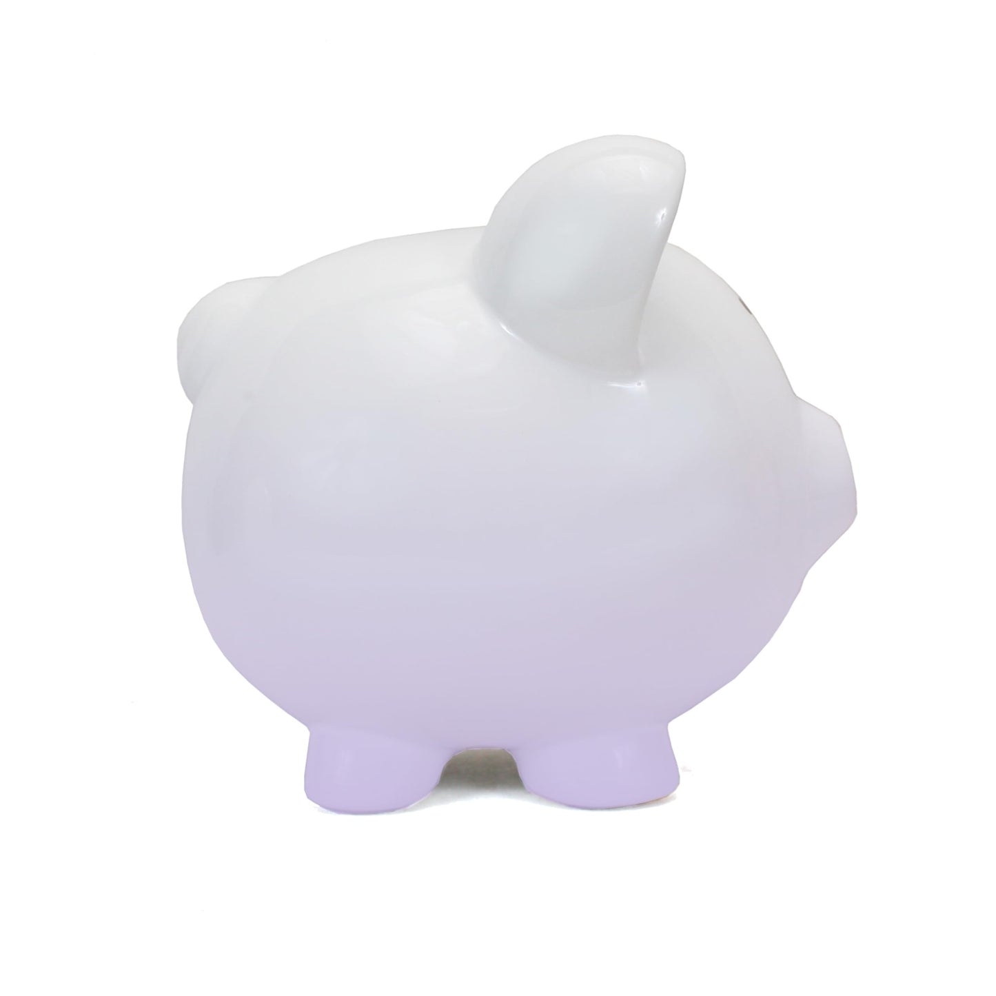 Child to Cherish Ombre Ceramic Piggy Bank, Purple