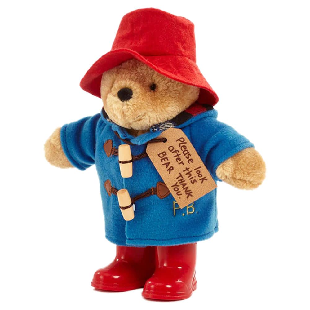 Rainbow Designs Paddington Bear - 25cm Plush Teddy with Duffle Coat & Bush Hat, Soft Blue Polyester, Model PA1489