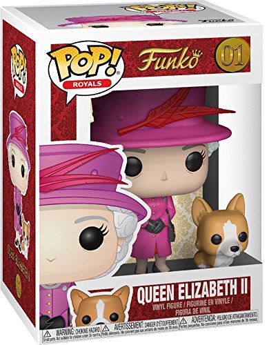 Pop The Royal Family - Queen Elizabeth Ii With Corgi Funko Pop! Vinyl Figure (Bundled With Patible Pop Box Protector Case) Multicolored 3.75 Inches
