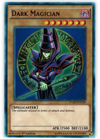Yu-Gi-Oh! - Dark Magician (Ygld-Enc09) - Yugi 'S Legendary Decks - 1St Edition - Ultra Rare