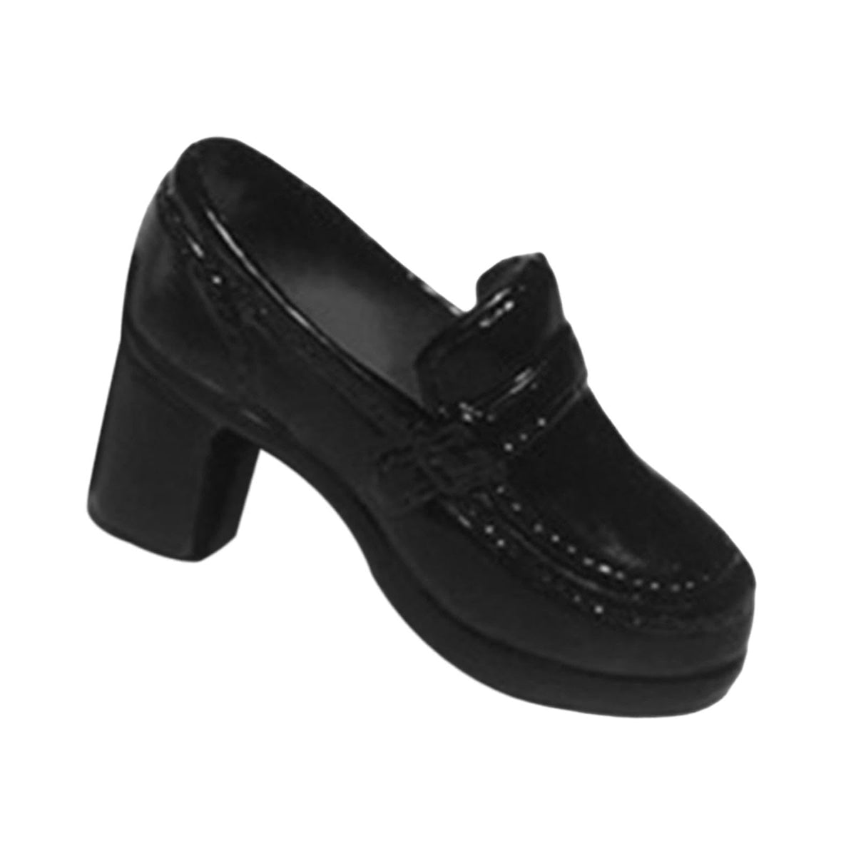 ATORSE 1/6 BJD Doll Fashion Shoes Handmade Toys for 12 inch Female Soldiers Figures Black