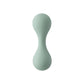 Mushie Silicone Baby Shaker Rattle Toy | Ages 3+ Months (Cambridge Blue)