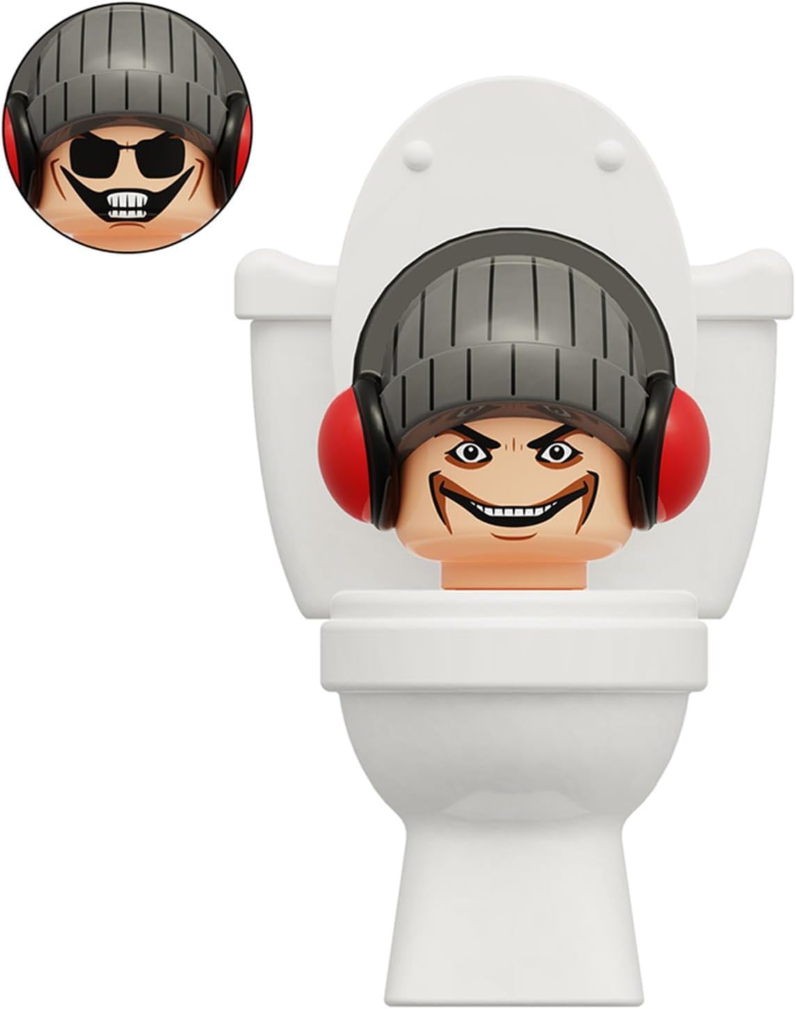 Bentex Toilet G-Man Building Set, Toilet Man Cameraman Game Model Toys Ideas Collectible Building Bricks Birthday Gift for Kids