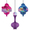 Amscan Shimmer and Shine Honeycomb Decorations | Shimmer and Shine Collections - 3 pcs, Multicolor | Party Accessory (291653)