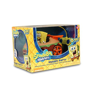 Nkok Remote Control Krabby Patty With Spongebob Vehicle