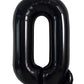 Toniful 40 Inch Large Black Q Letter Balloons Jumbo Helium Balloons,Foil Mylar Big Alphabet Balloons For Birthday Party Annivers