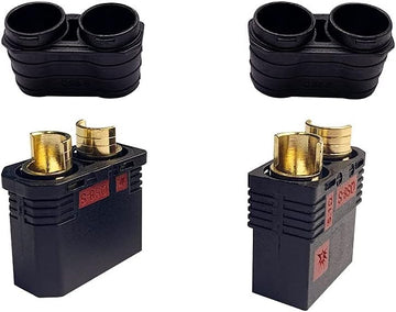 BABUVYA Qs8 Connector Male and Female High Current Antispark Connector Black Application with Remote Control Toys Drone Battery