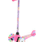 My Little Pony Self Balancing Kick Scooter With Light Up Wheels, Extra Wide Deck, 3 Wheel Platform, Foot Activated Brake, 75 Lbs