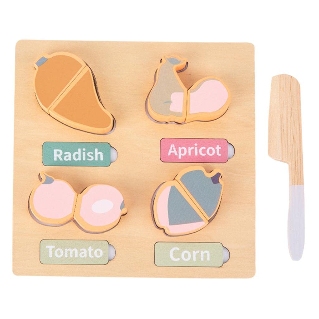Bnf Puzzle Board Toys Fruit Vegetable Colourful Development For 24 Years Old Ibaby | Toys For Baby | Developmental Baby Toys1X 