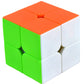 TANCH QIYI 2X2X2 Speed Cube - Colorful Plastic Magic Cube Puzzle for Kids & Adults (Model 43223-19677)