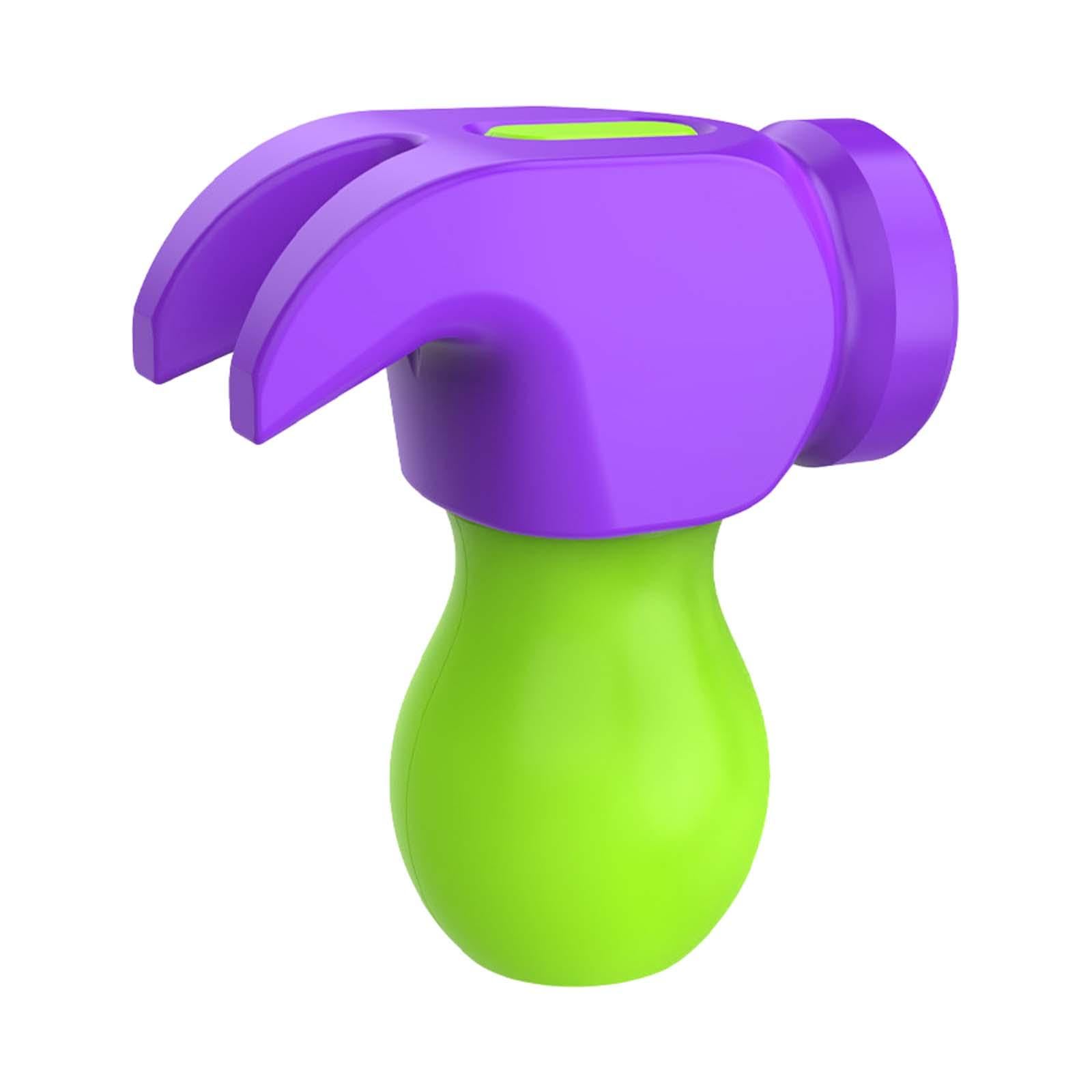 Calandis Creative Radish Hammer Pocket Interactive Sensory Toy For Kids Holiday Gifts Violet Green | Toys For Baby