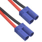 WMYCONGCONG 4 PCS EC5 Male Connector to 4.0mm Banana Male Plug Battery Charge Lead Adapter 12AWG Silicone Wire Cable for RC Heli