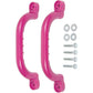 Swing Set Stuff Playground Handles with SSS Logo Sticker, Pink, 10