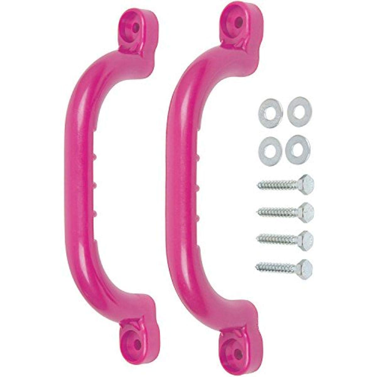 Swing Set Stuff Playground Handles with SSS Logo Sticker, Pink, 10