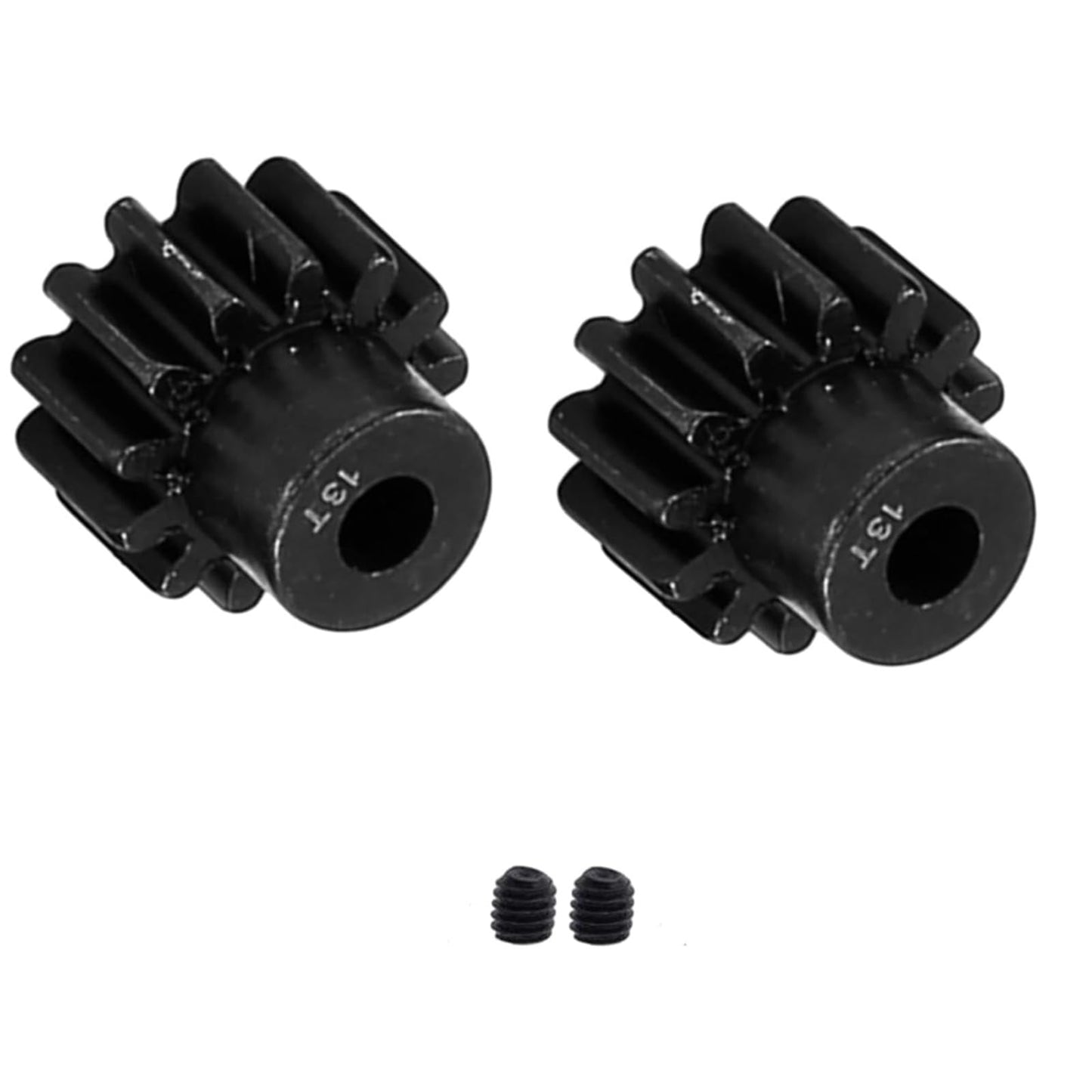 2pcs 3943X Hardened Steel 13-Tooth Pinion Gear (32 Pitch) for Traxxas Slash Rrustler Stampede Raptor 4x4 VXL TRX-4 TRX-6 Hop Ups