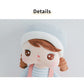 Gesuche 16 limited availability New MeToo Princess Doll  Cute Pigtail-Girl with a Hat Plush Doll  Soft Dolls Baby Doll Girl Gifts  Non-Toxic Soft Skin-Friendly PP Cotton Plush Stuffed Angela Doll (Khaki)