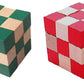 Kingsman store Wooden Toys Snake Cube Toys Combo Pack Increase Brain Power Game Dice Mix Puzzle for Kids Color  Multi Color (Pa