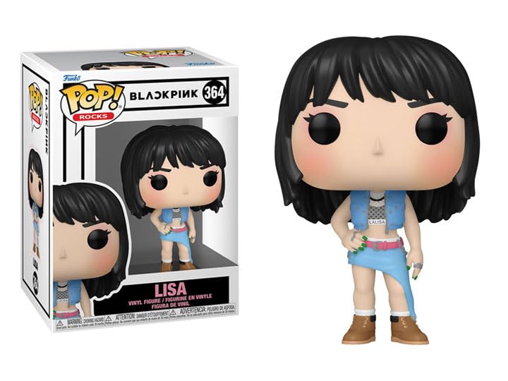 Pop Rocks: Blackpink - Lisa Funko Vinyl Figure (Bundled With Compatible Box Protector Case), Multicolored, 3.75 Inches
