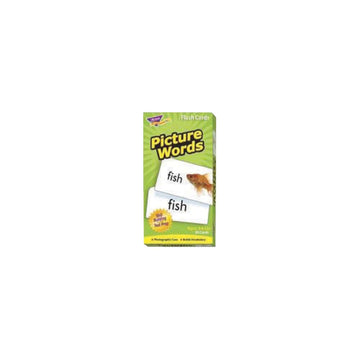Trend Enterprises: Picture Words Skill Drill Flash Cards, Content-Rich Self-Checking Cards To Practice And Master, Great For Skill Building, 96 Cards Included, Ages 5 And Up