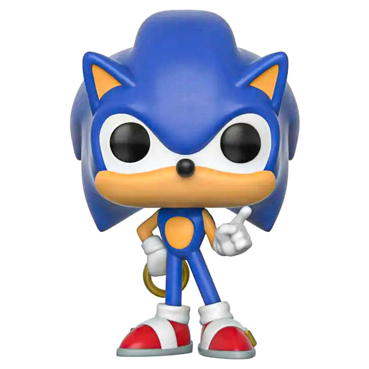 Pop Games: Sonic - Sonic With Ring Collectible Toy, Multicolor, One Size