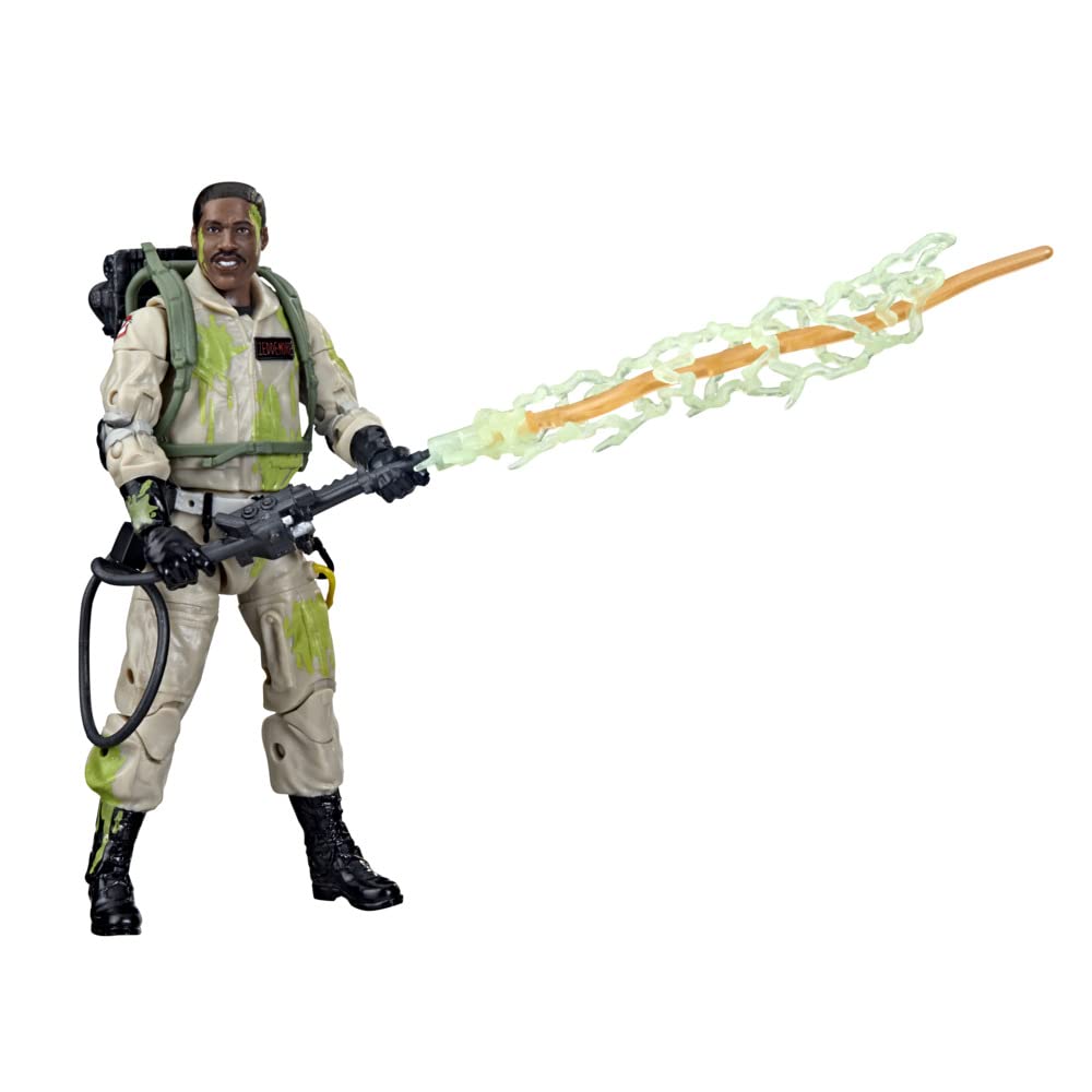 Hasbro Ghostbusters Plasma Series Glow-In-The-Dark Winston Zeddemore Toy 15-Cm-Scale Collectible Classic 1984 Figure, Ages 4 And Up, Multicolor, F4851