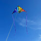Honbo Large Kites For Adults, Beginner Kite For Kids Easy To Fly, The Easiest Single Line Beach Kite, With 300Ft String Kite Handle