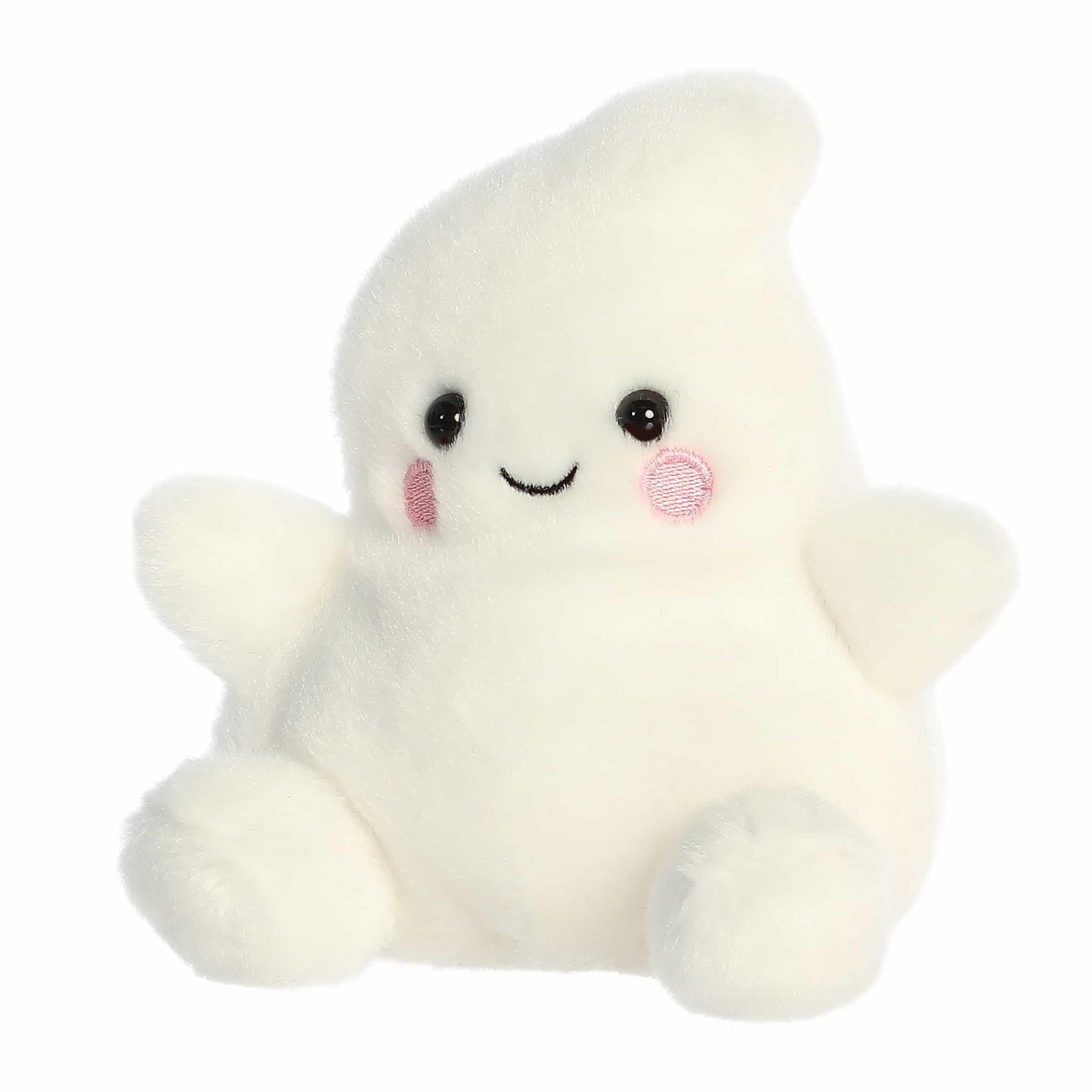 Aurora Spooky Palm Pals Tricks Ghost Stuffed Animal - Fun Collectible Plush for Kids and mature-themed Collectors - Perfect for Halloween Decorations and Gifts - White 5 Inches